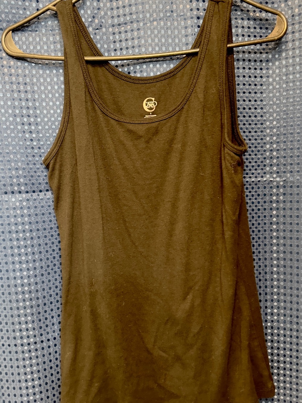 Cato Black Scoop Neck Tank Top